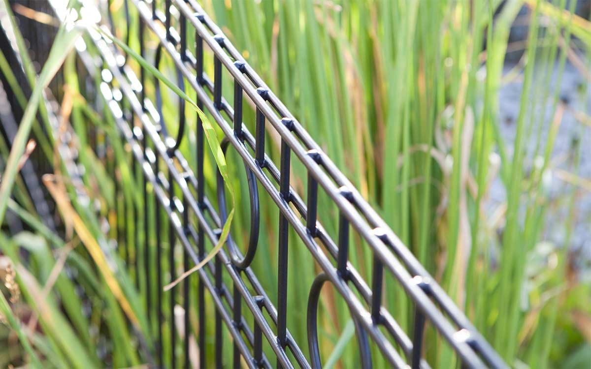 Doppelstabmattenzaun 6/6/6 mit Pfosten Modell ROM Übersicht