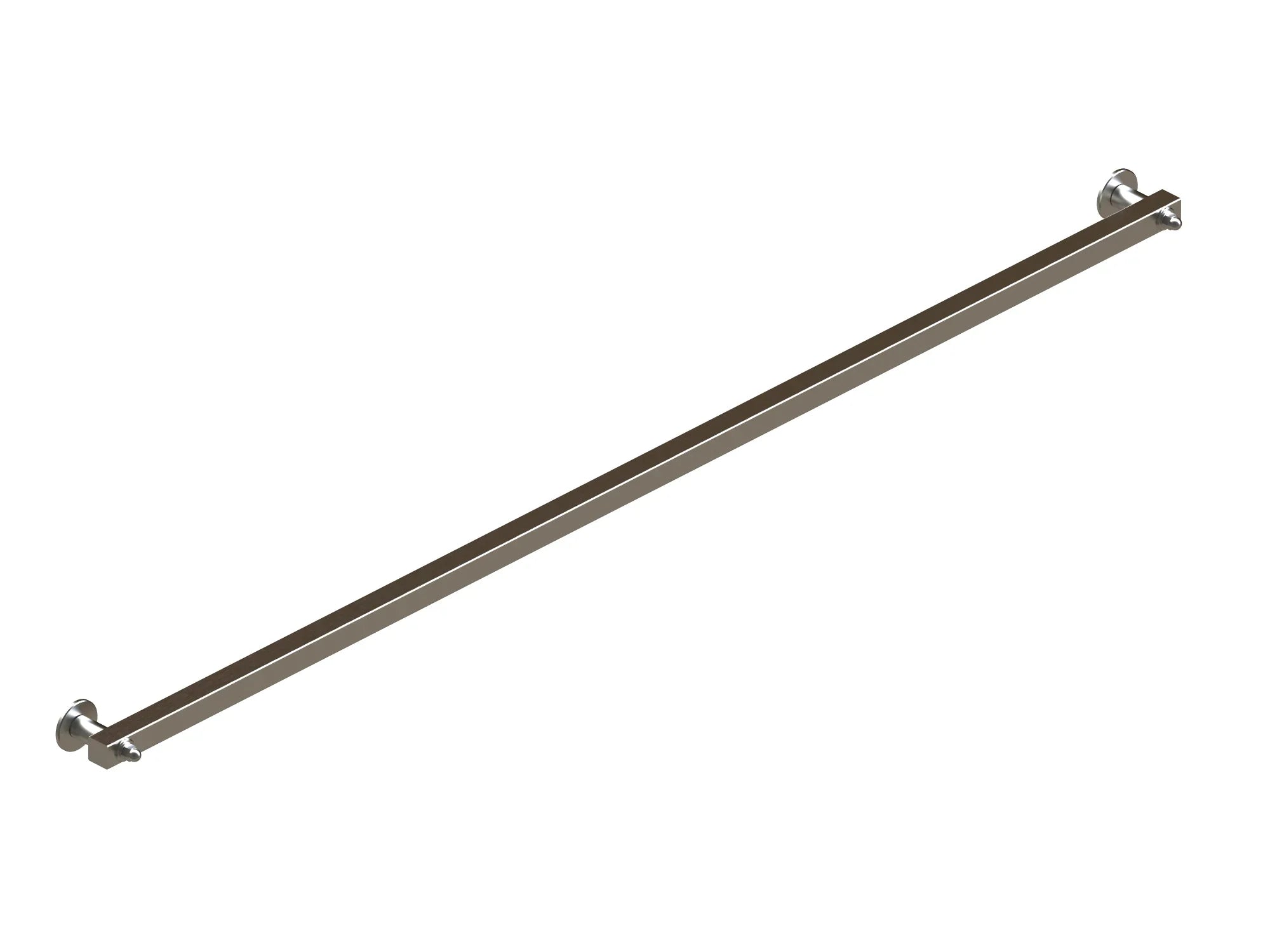 Rechteckige Metall Fensterbrüstungserhöhung mit Wandbefestigung, pulverbeschichtet