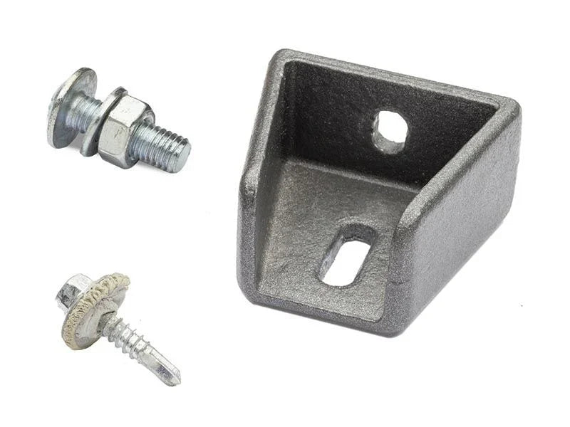 Metall Montagewinkel mit Schrauben, Befestigungsset für Metallbau