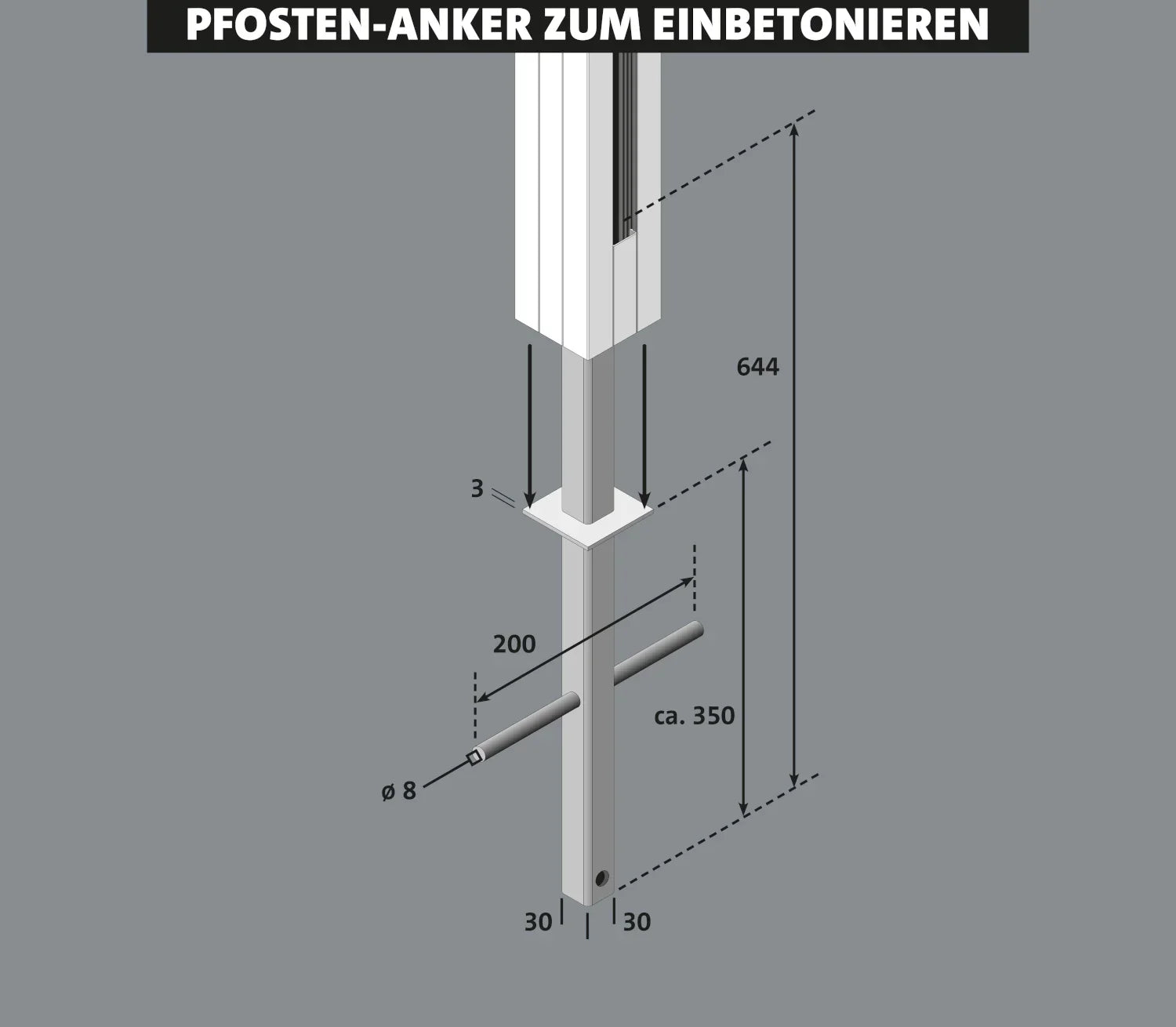 Holz Alu Zaun Referenz Kunde