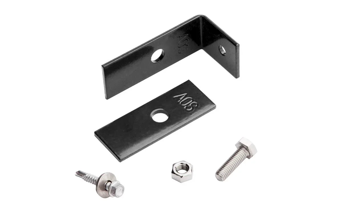 Zaunanschlusswinkel mit Zubehör