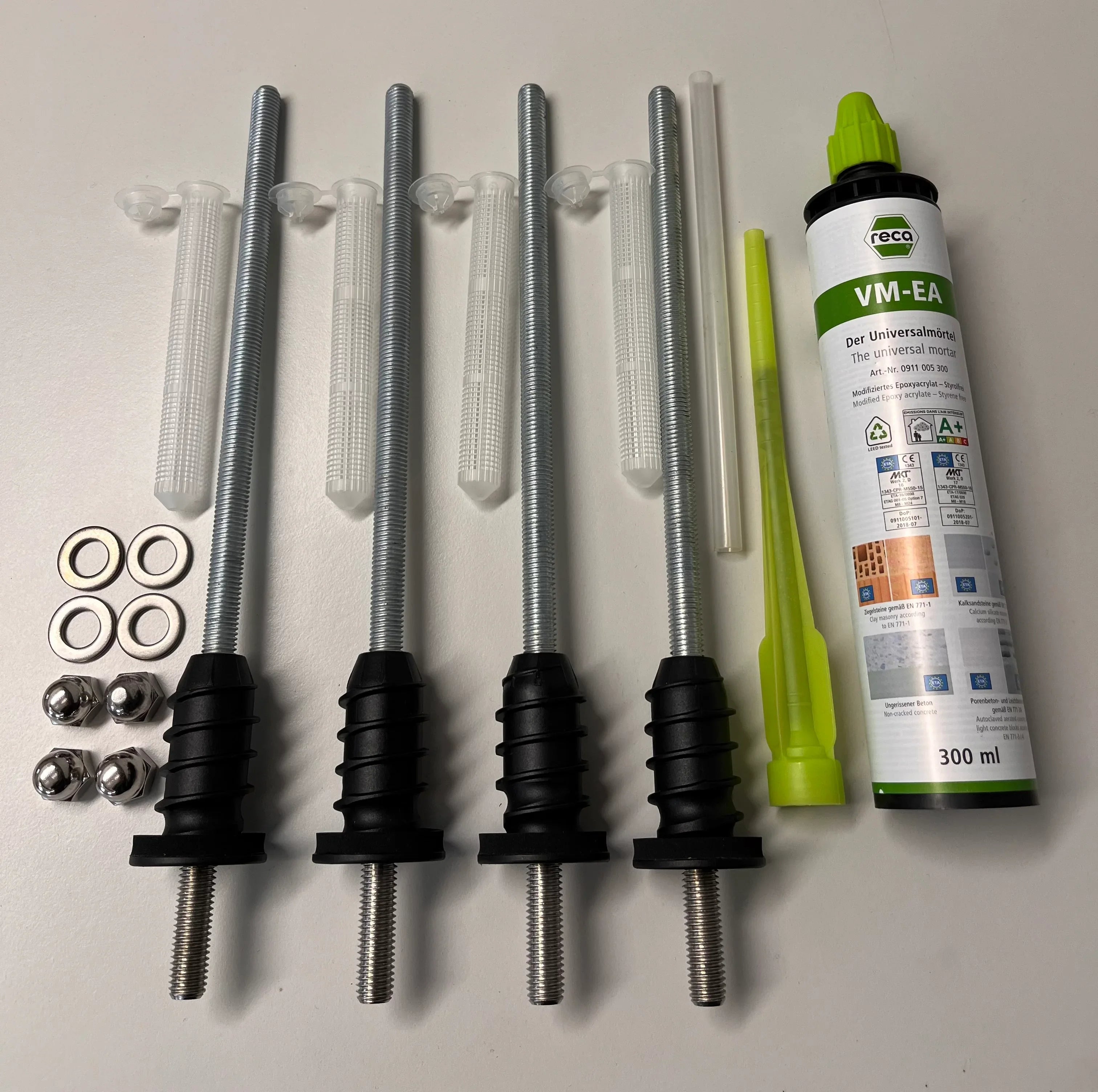 Befestigungsset für WDVS Wärmedämmung in der Laibung