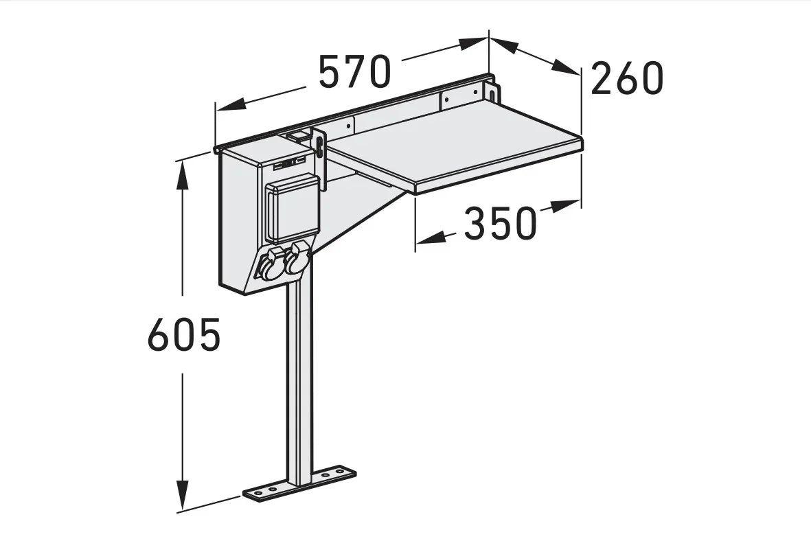 Fahrradbox Bikebox aus Metall 2 maxi