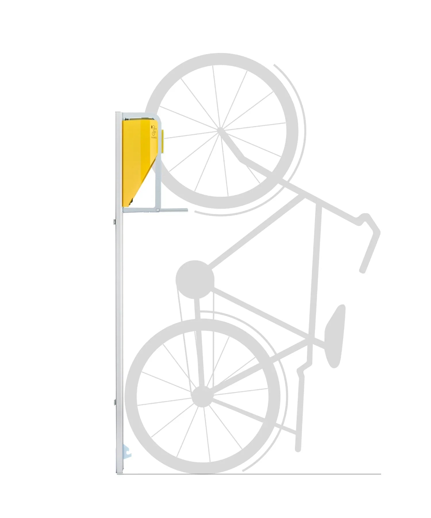 E-Bike Fahrrad Wandhalterung Fahrradlift vertikal PARKIS BASIC Detail 1