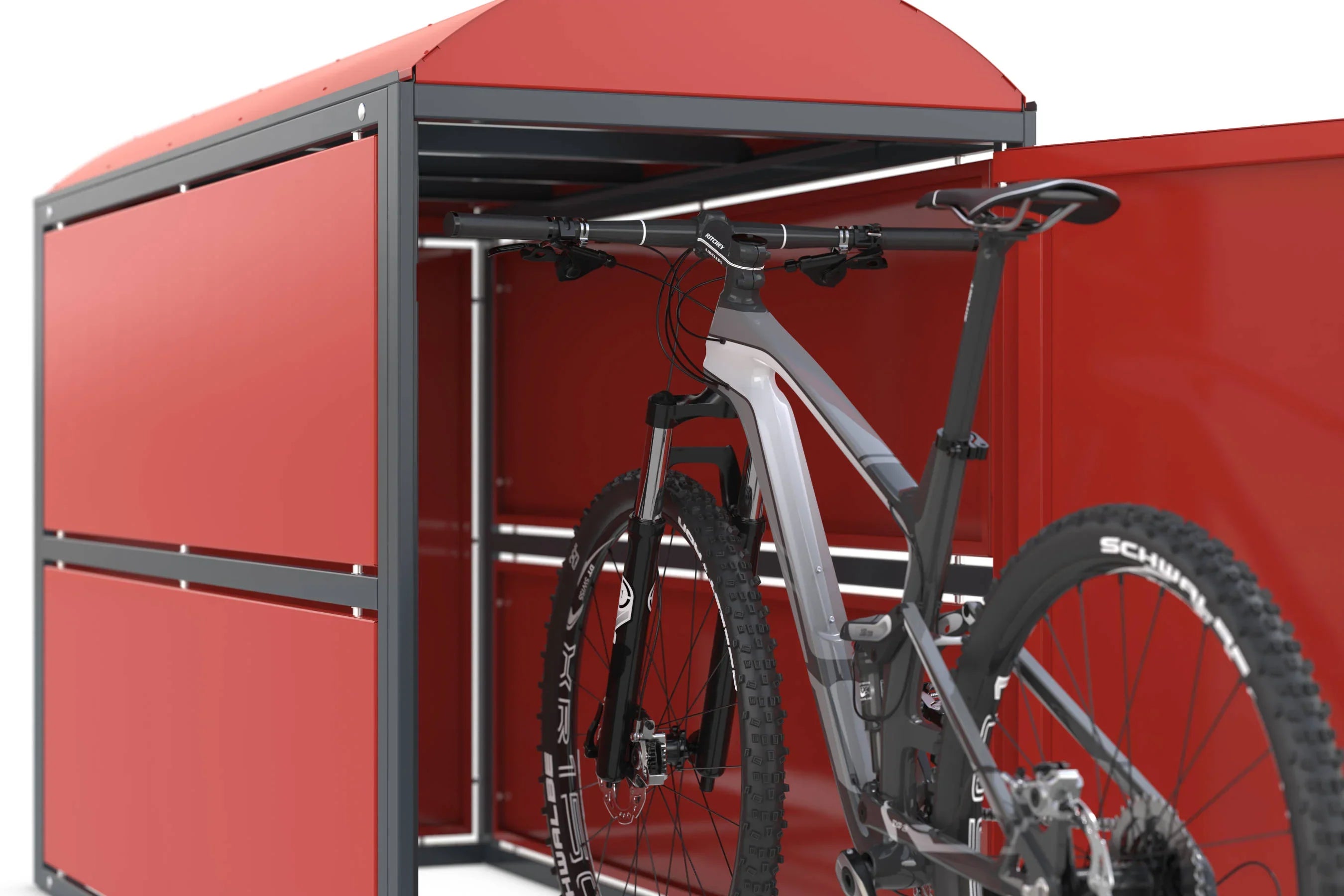 Fahrradbox Bikebox aus Metall 2 maxi