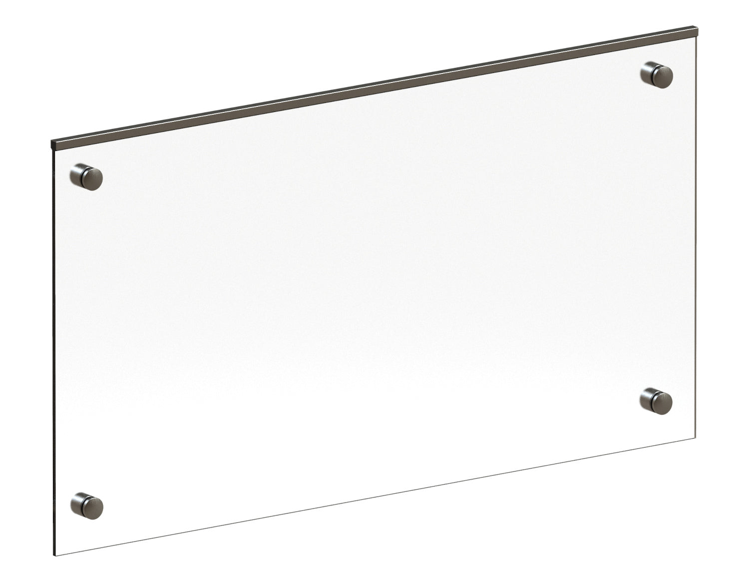 Französischer Balkon modern aus Ganzglas mit Klarglas und Edelstahl-Haltern