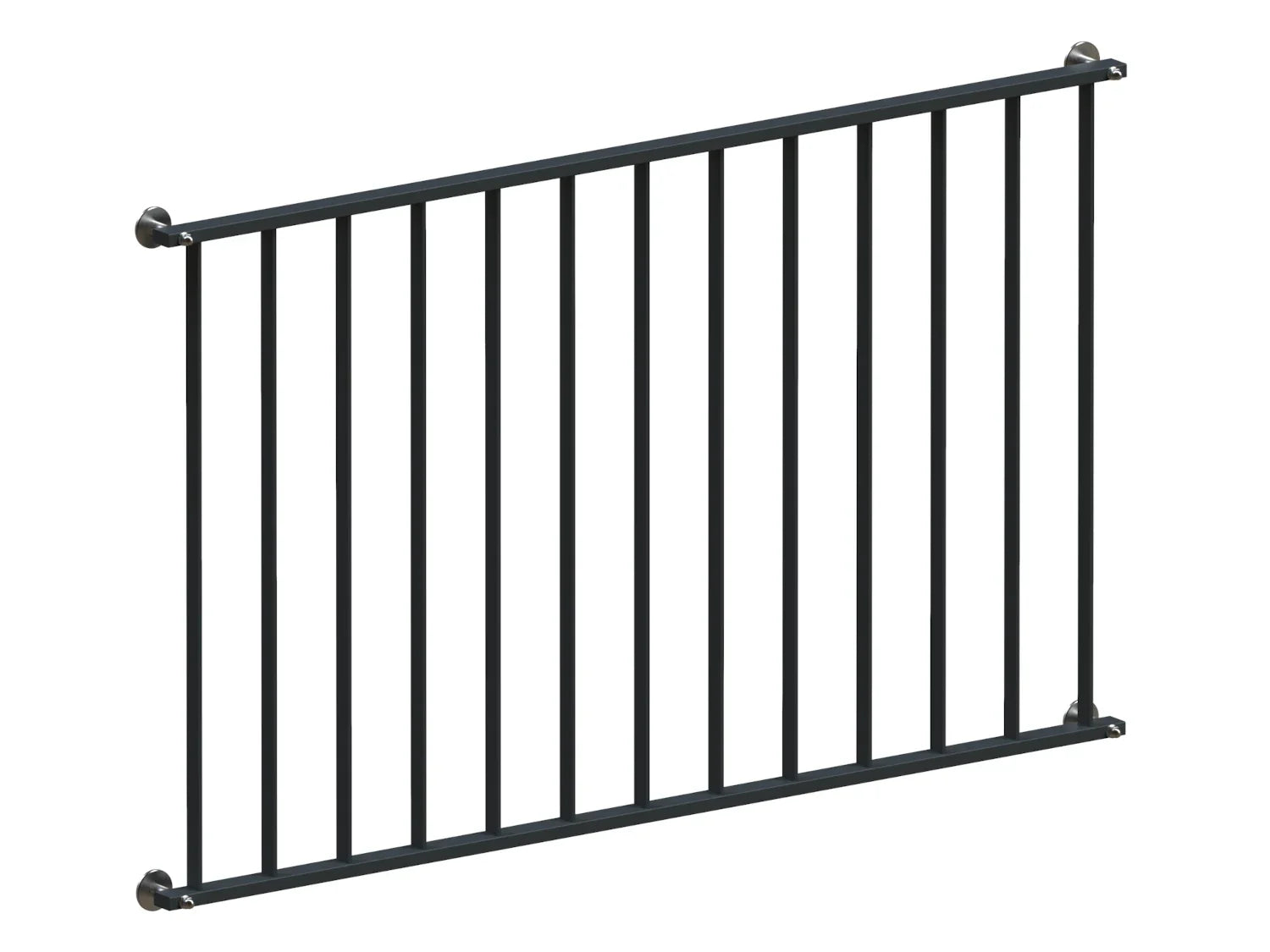 Französischer Balkon Basic 3 in Farbe vorgesetzt Detail