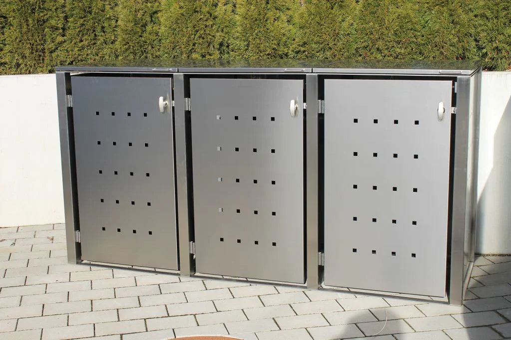 Mülltonnenbox Edelstahl universal 240L 120L er3 Box