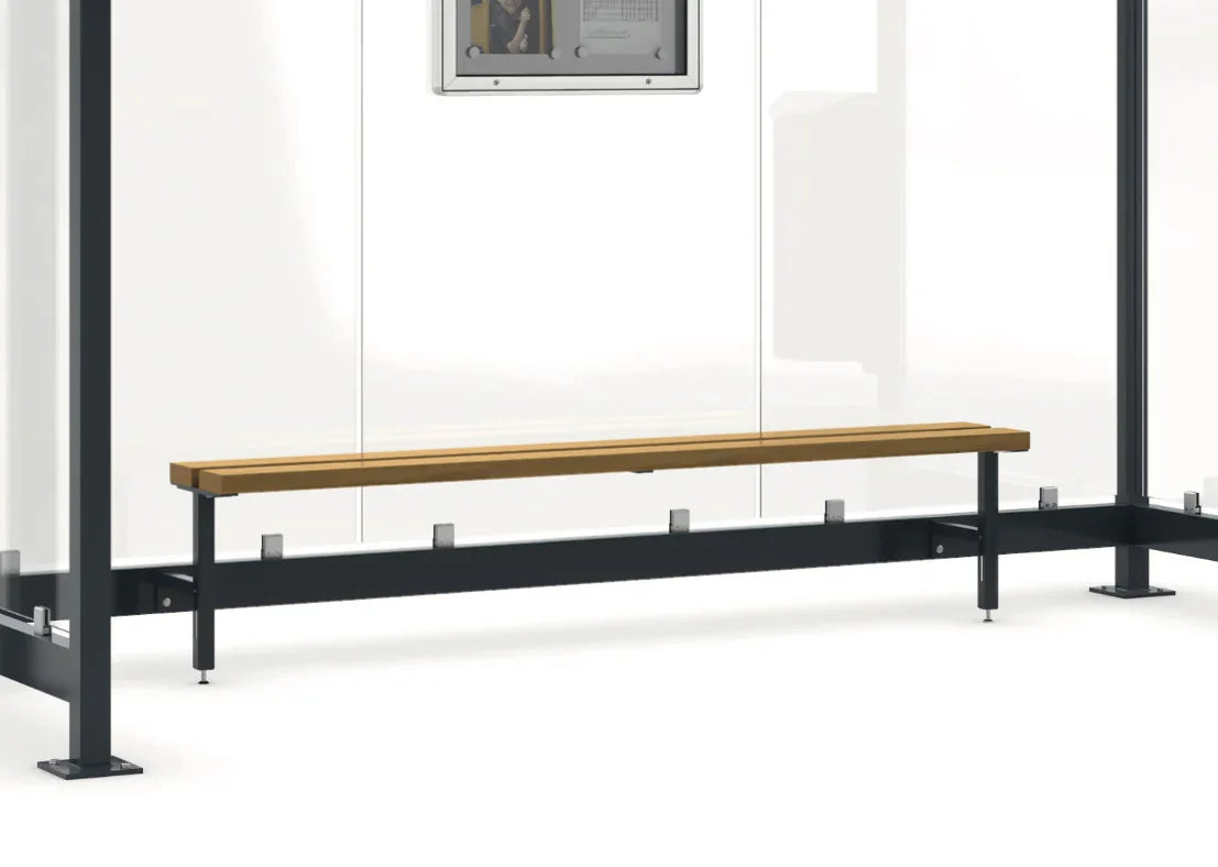 Sitzbank 1500mm für Überdachungen der Serie K