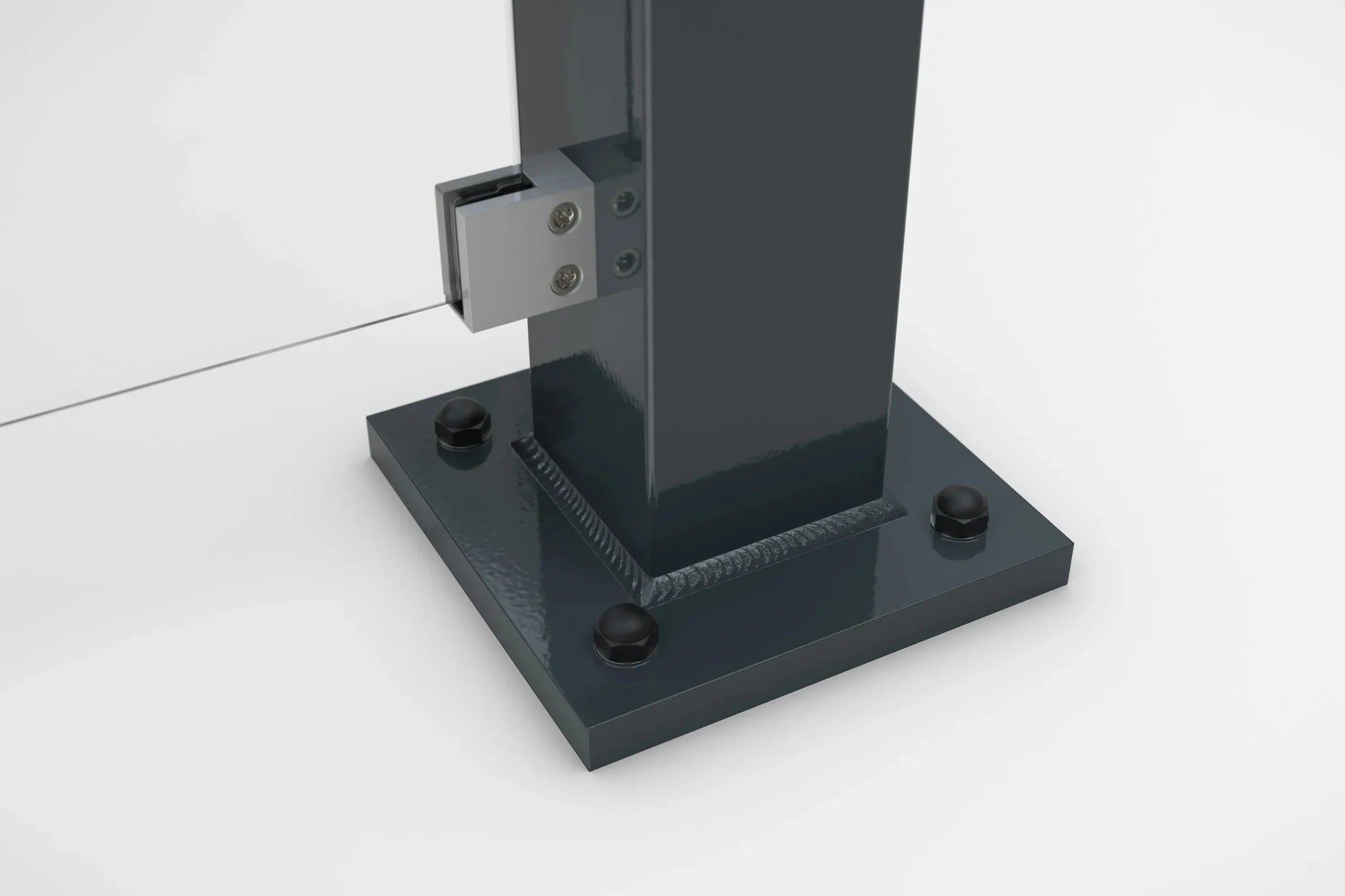 Raucherunterstand, Zweiradüberdachung, Personenunterstand Modell Passau P24 Bausatz