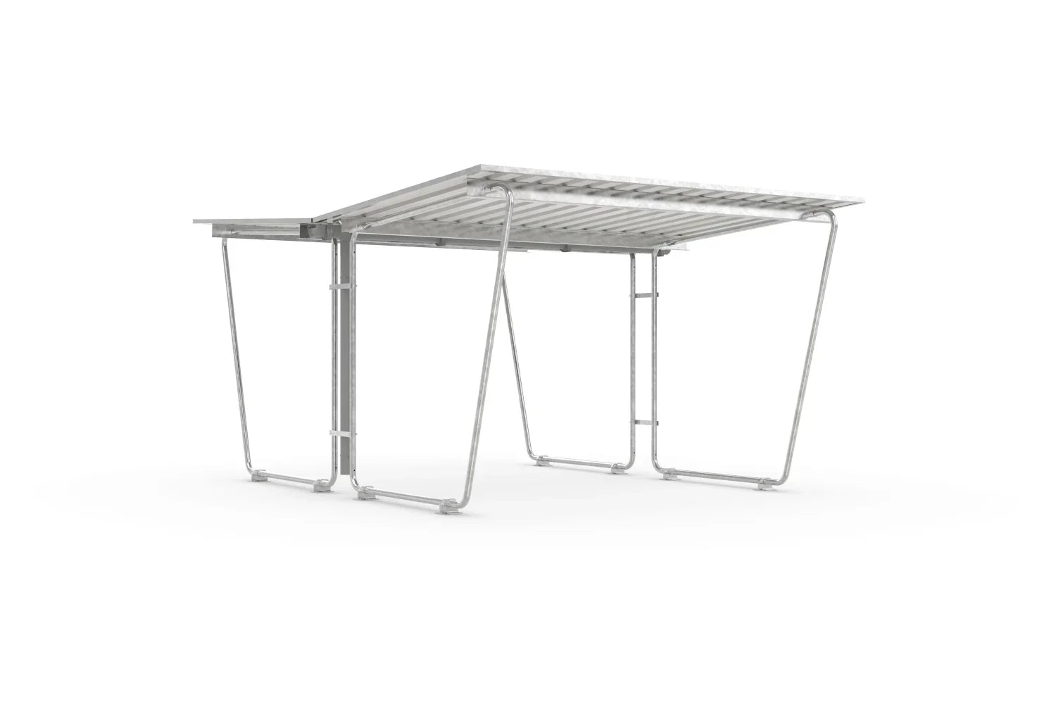 Metall Unterstand Überdachung freistehend, stabil, für Garten oder Parkplatz