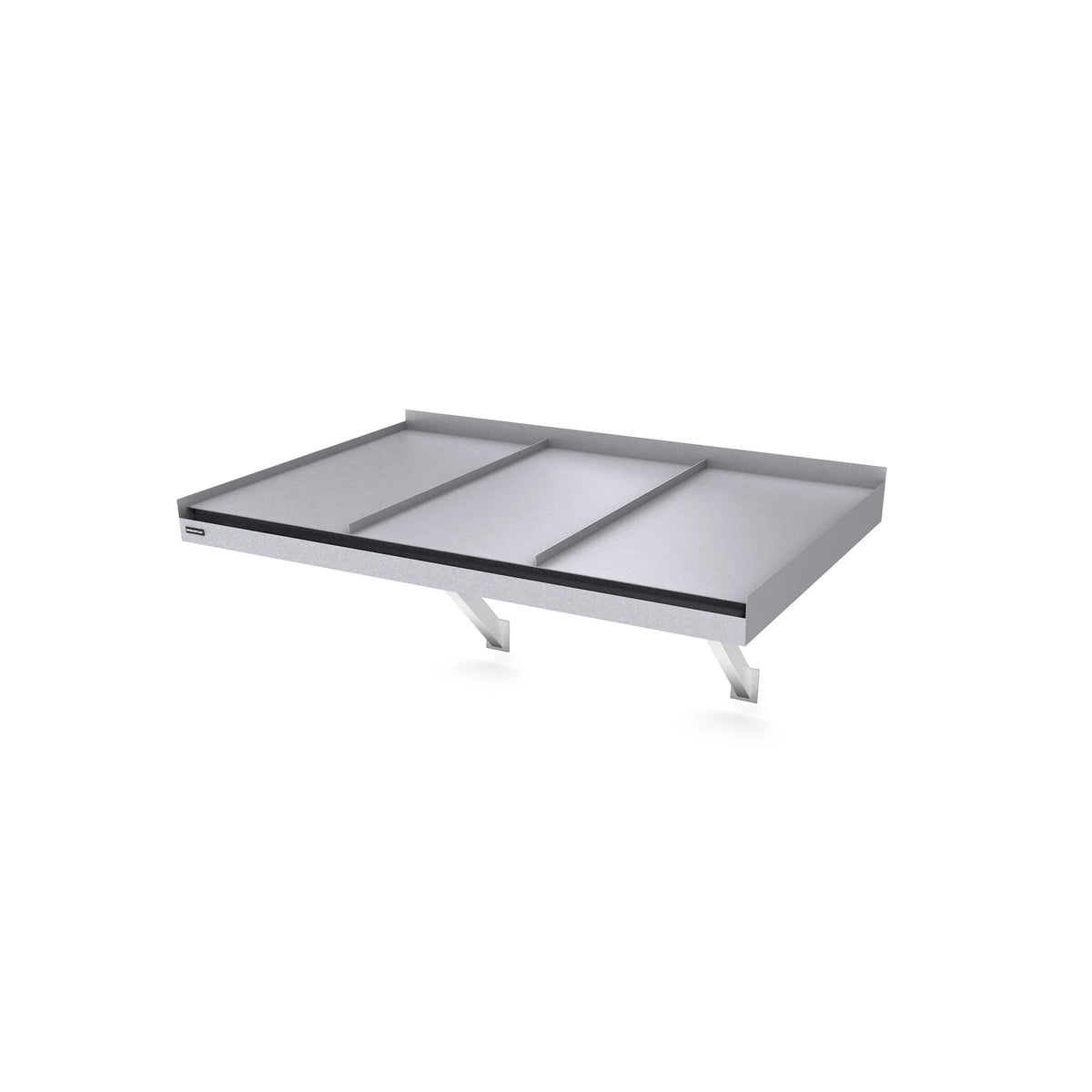 Vordach Landau Konsolen 1500 × 1155 mm, Aluminiumdach Grau RAL 7038