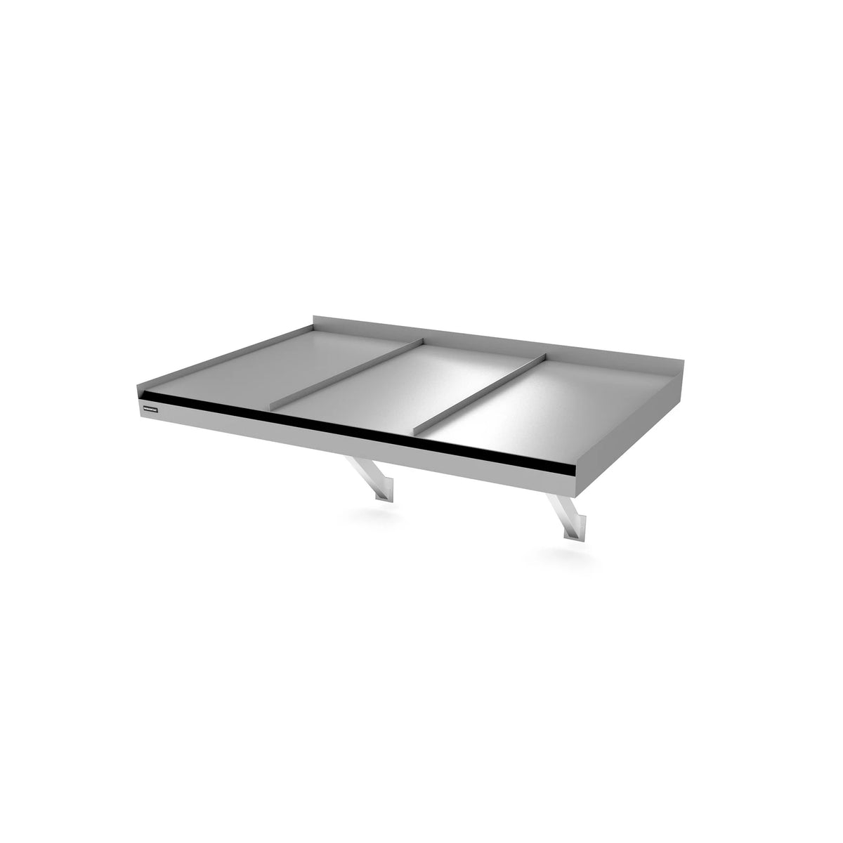 Vordach Landau Konsolen 1500 × 1155 mm, Aluminiumdach Silbermetallic RAL 9006