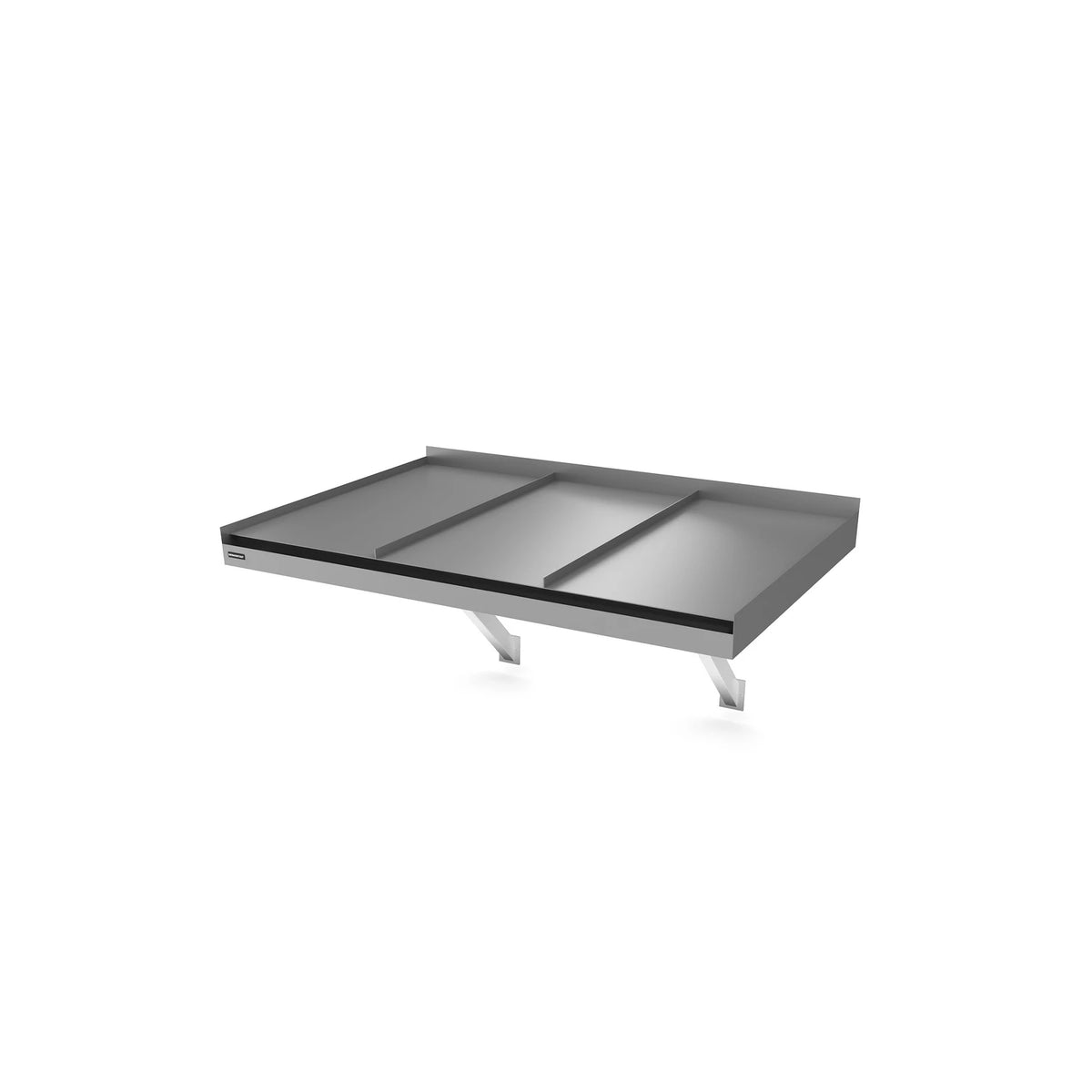 Vordach Landau Konsolen 1500 × 955 mm, Aluminiumdach Dunkles Silbermetallic RAL 9007