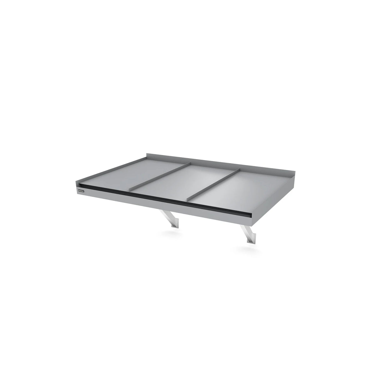 Vordach Landau Konsolen 1500 × 955 mm, Aluminiumdach Rheinzink ähnlich RAL 7000