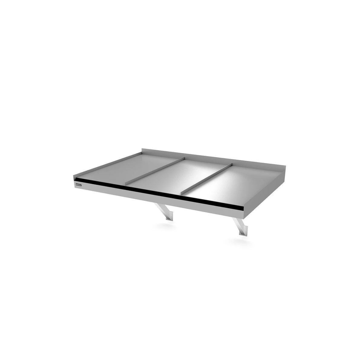 Vordach Landau Konsolen 1500 × 955 mm, Aluminiumdach Silbermetallic RAL 9006