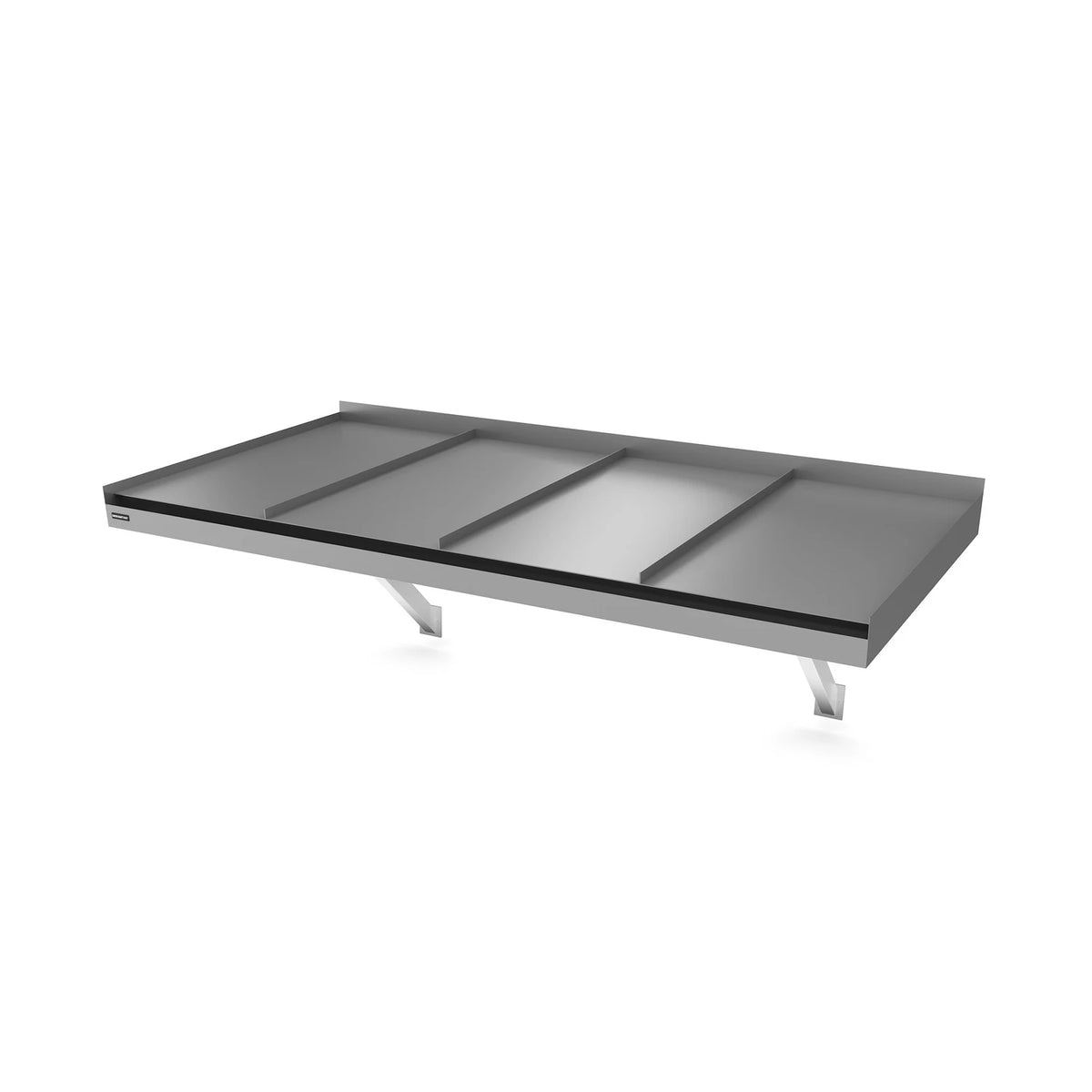 Vordach Landau Konsolen 2000 × 1155 mm, Aluminiumdach Dunkles Silbermetallic RAL 9007