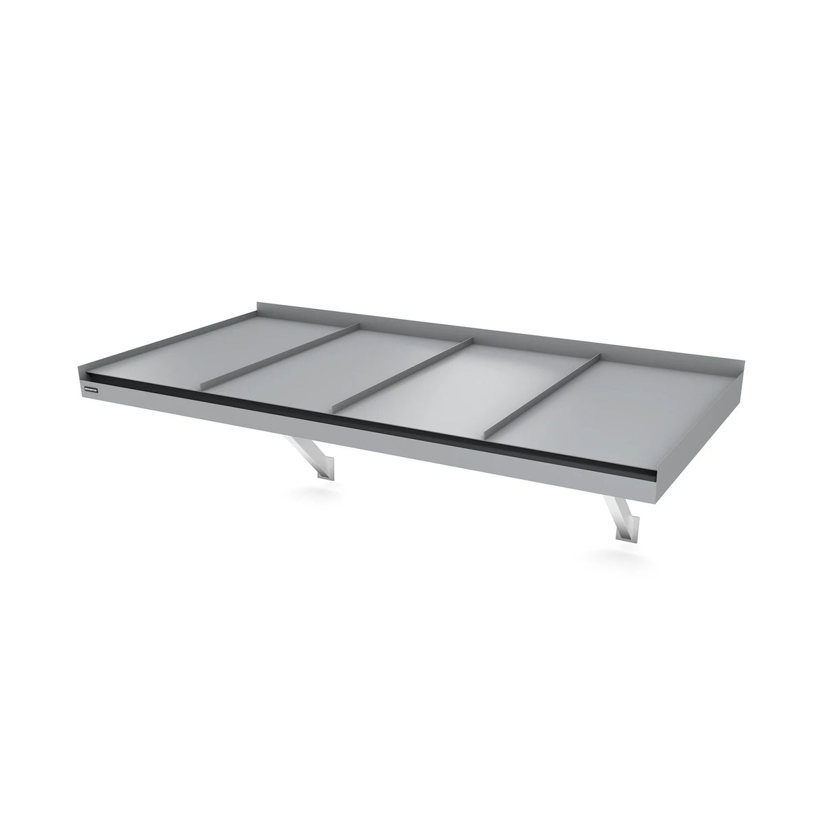 Vordach Landau Konsolen 2000 × 1155 mm, Aluminiumdach Rheinzink ähnlich RAL 7000