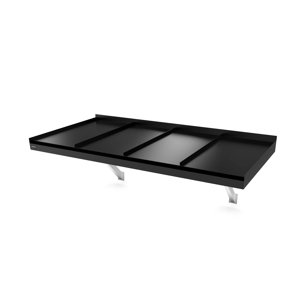 Vordach Landau Konsolen 2000 × 1155 mm, Aluminiumdach Schwarz RAL 9011