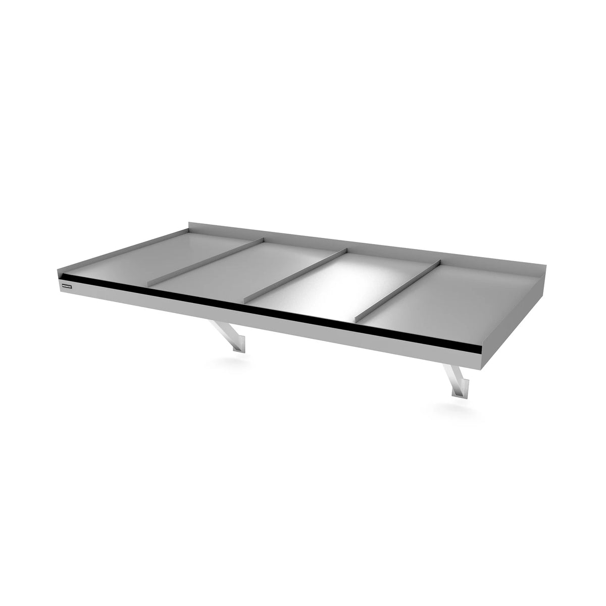 Vordach Landau Konsolen 2000 × 1155 mm, Aluminiumdach Silbermetallic RAL 9006