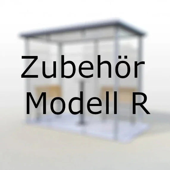 Zubehör für Raucherunterstand Modell R