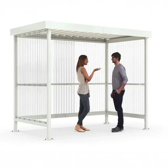 Smoking shelter, smoking cabin, canopy - Jena model