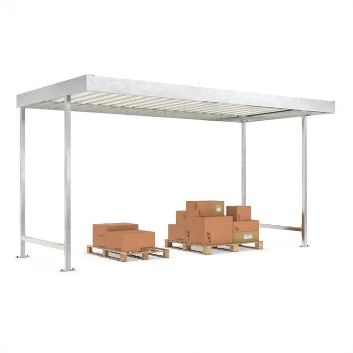 Smoking cabin, material shelter, canopy - Leipzig model