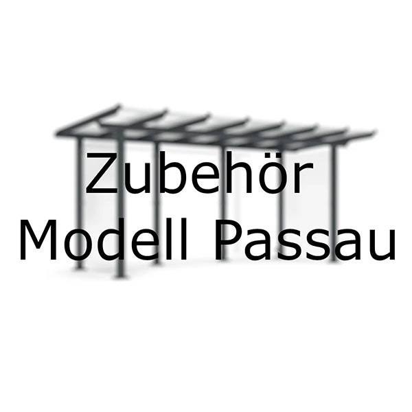 Zubehör für Raucherunterstand Modell Passau