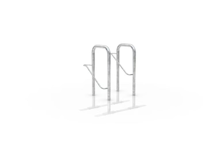 Fahrrad-Anlehnbügel STRAP – platzsparendes Fahrradparksystem für öffentliche Plätze, Made in Germany