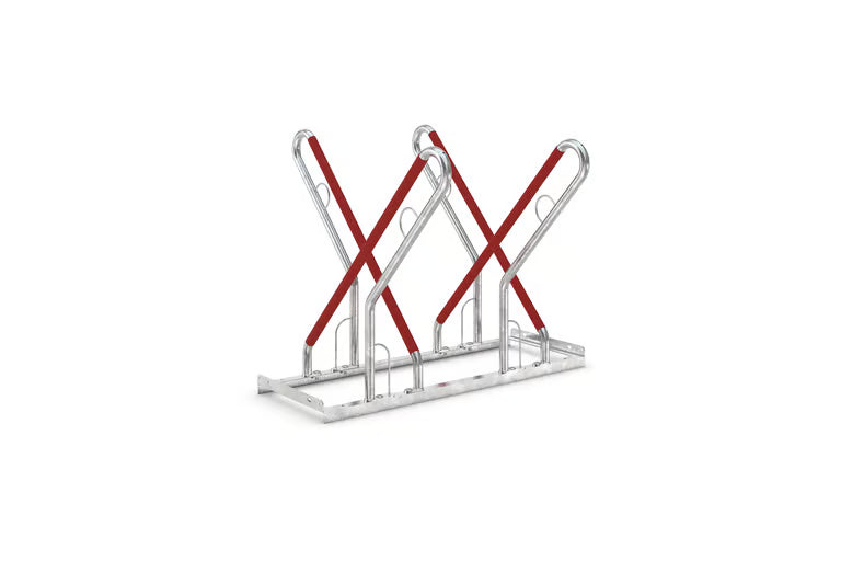 Bicycle parking rack, lean-to rack 0500 XBF