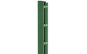 Sichtschutzpfosten Typ A80 in Moosgrün RAL 6005, Rohr 80 x 40 x 2 mm mit Abdeckleiste