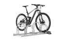 Fahrradständer aus Metall Modellreihe 5000 mit Mountainbike, silber, für mehrere Fahrräder