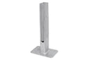 Metall-Fußplatte Universal 60x60 mm mit Lochung, verzinkt, für Metallbau und Befestigung