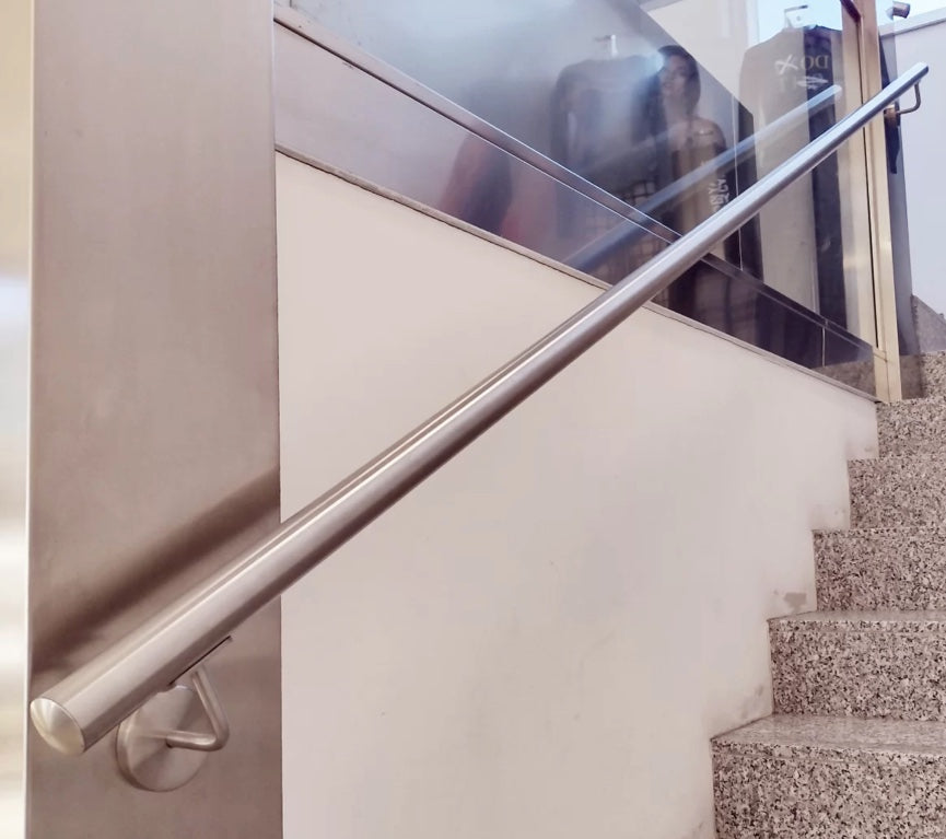 Handlauf V2A Edelstahl - satiniert geschliffen