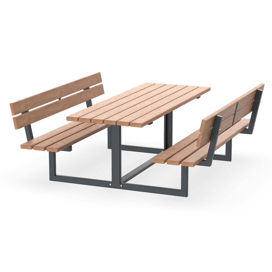 Sitzgruppe Plaza RAL 7016 anthrazit