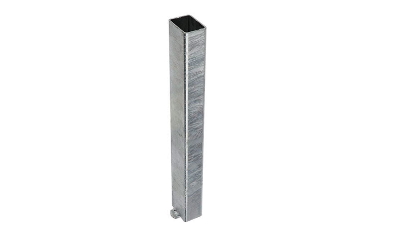 Bodenhülse aus Rechteckrohr 70 x 50 x 3 mm für Zaunpfosten 60 x 40 mm, feuerverzinkt