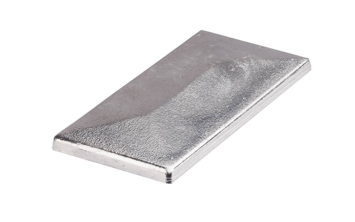 Flache Aluminiumkappe für Zaunpfosten Typ A 60 x 40 mm, Aluminium natur