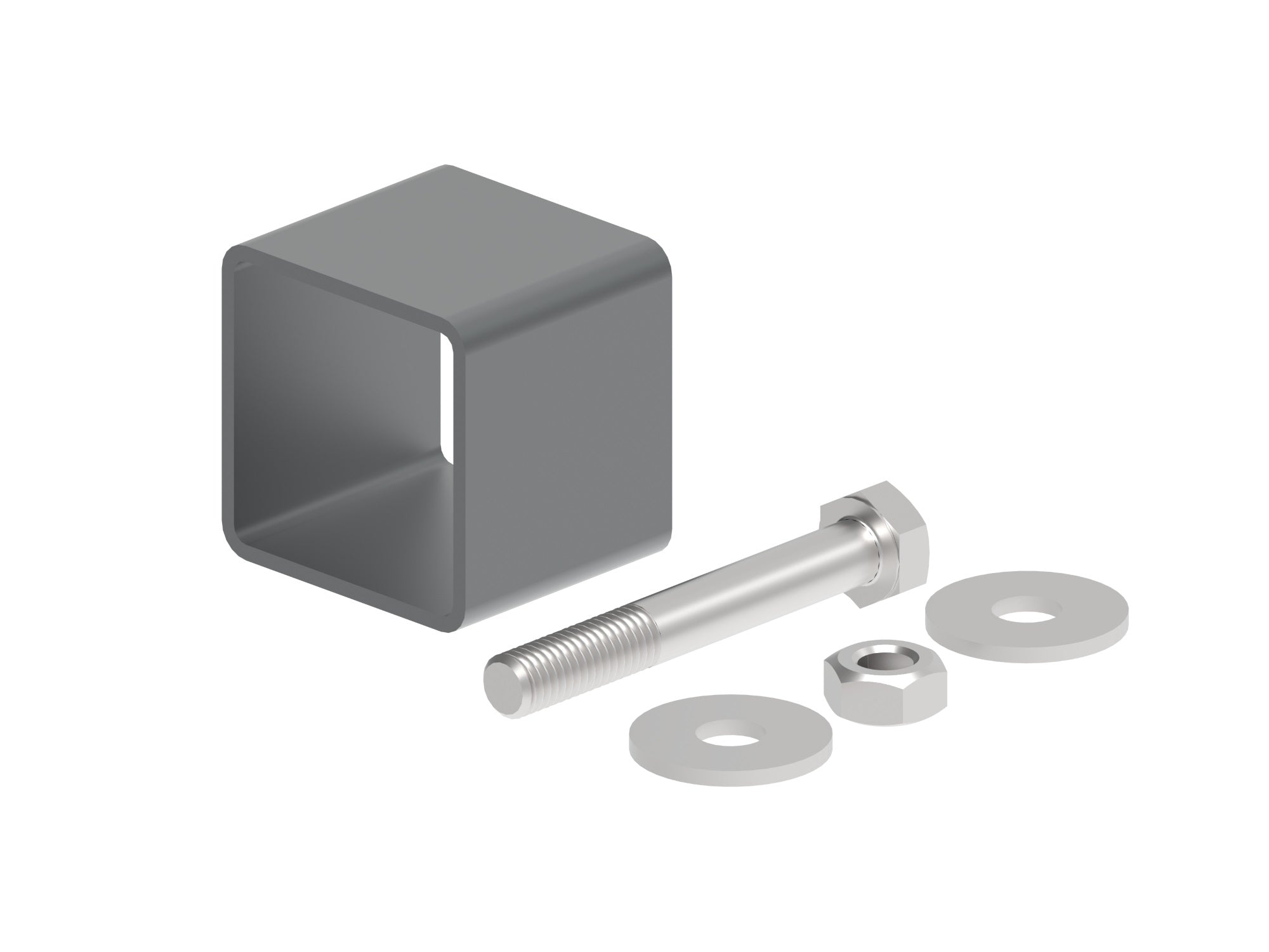 Zaunverbinder für Modell Simple pulverbeschichtet