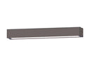 LED Aufbaulampe für Überdachung, eckiges Gehäuse, modernes Design, Metall