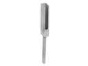 Bohrlochadapter für Zaunpfosten 60 x 40 mm mit Bodenstift, feuerverzinkt