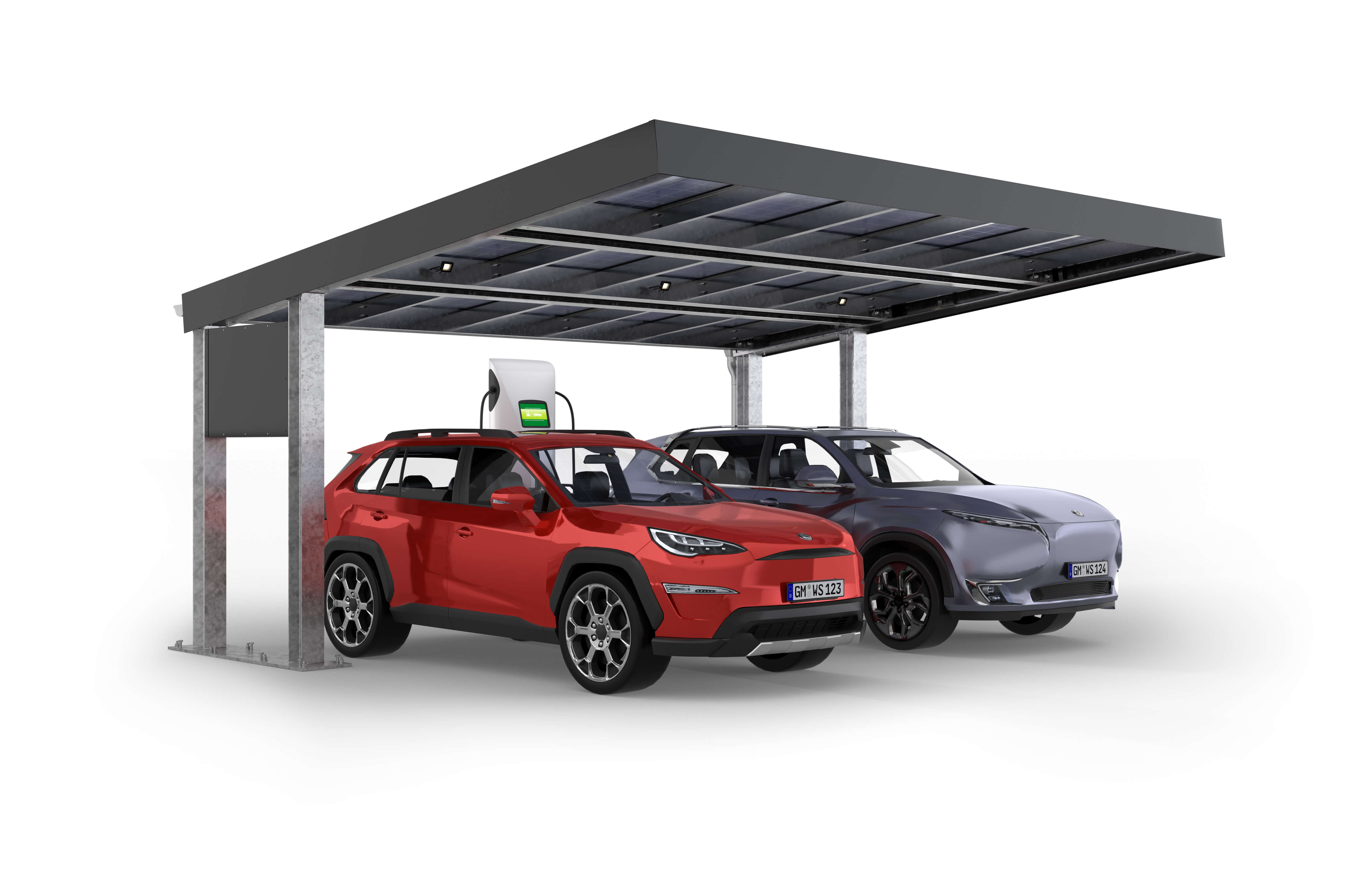 Carport Solar PV Cover - WSM Kirchberger