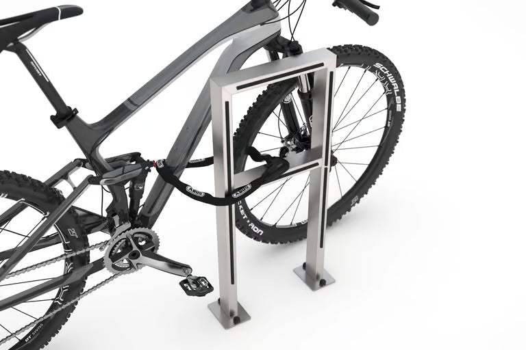 Bicycle Lean Rail 9331 E - Stainless Steel