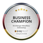 Auszeichnung - Business Champion Disq Trust
