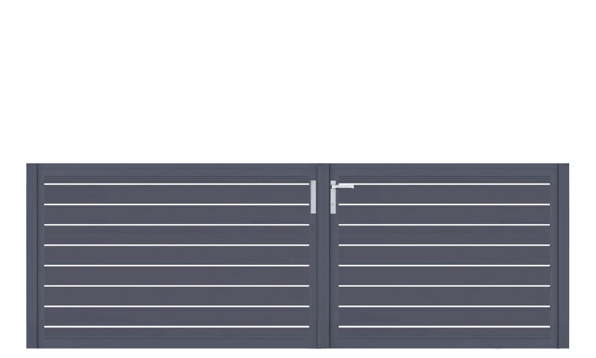 Einfahrtstor VIDUAL swing line 100, freigestellt