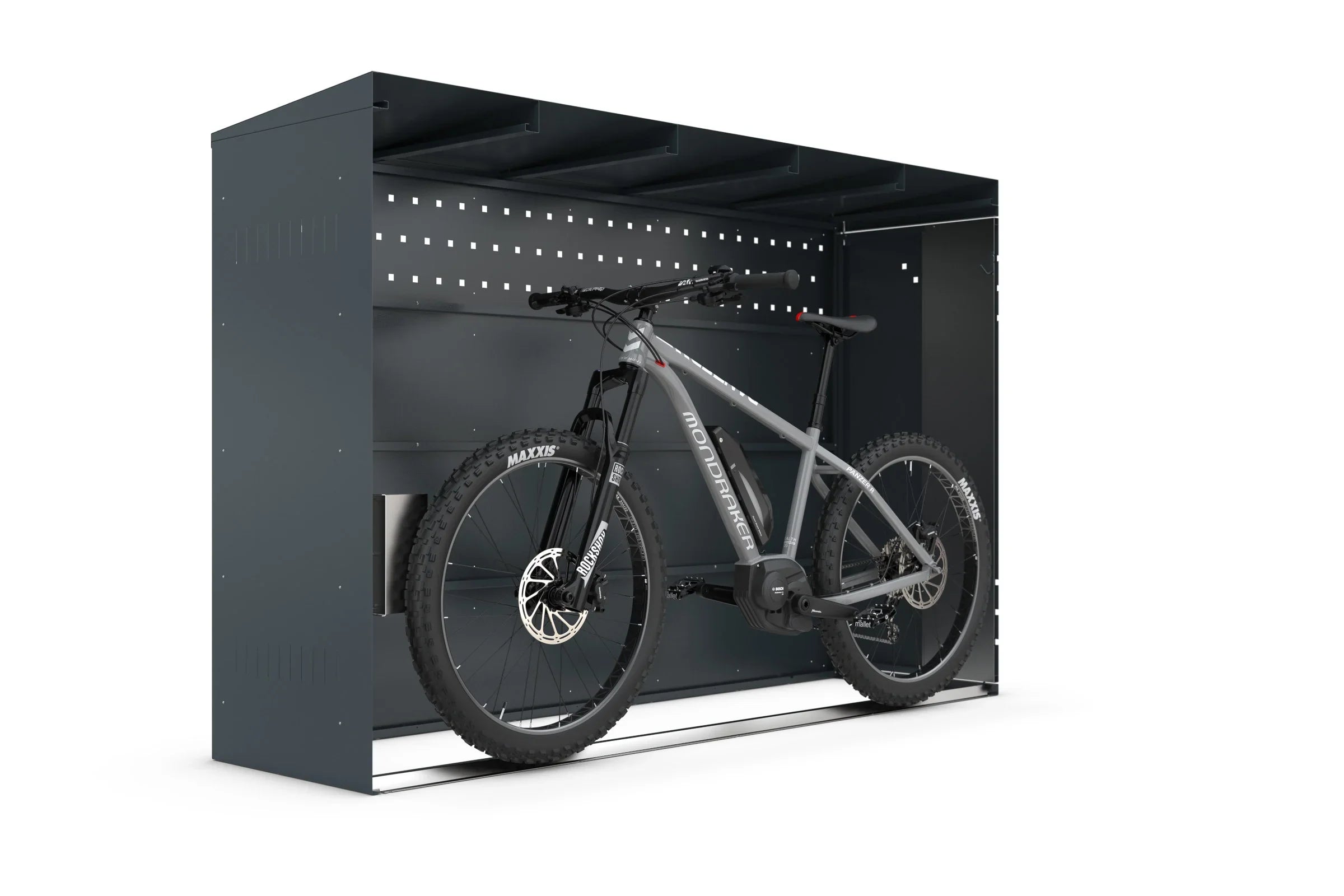 fahrrad gepäckbox für e bike Fahrrad Bike Box Fahrradgarage. Modell B1 XL mit Giebeldach