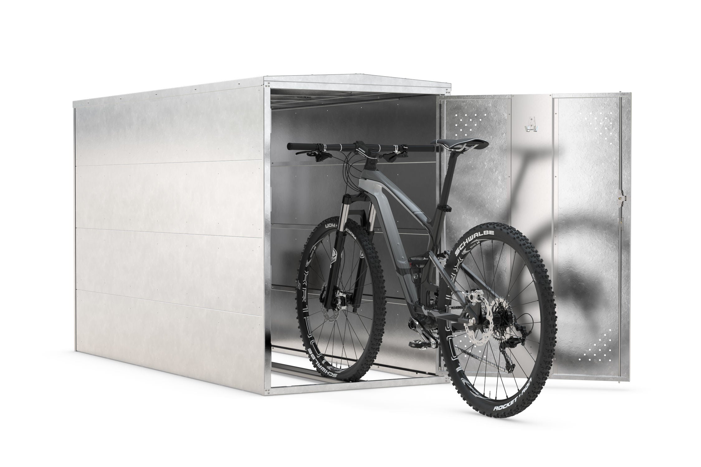 Fahrradbox Bikebox Basic aus Metall