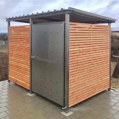 Zu Mülltonnenboxen