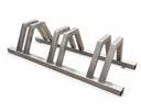 Fahrradständer aus V2A-Edelstahl für 3 Fahrräder, Made in Germany