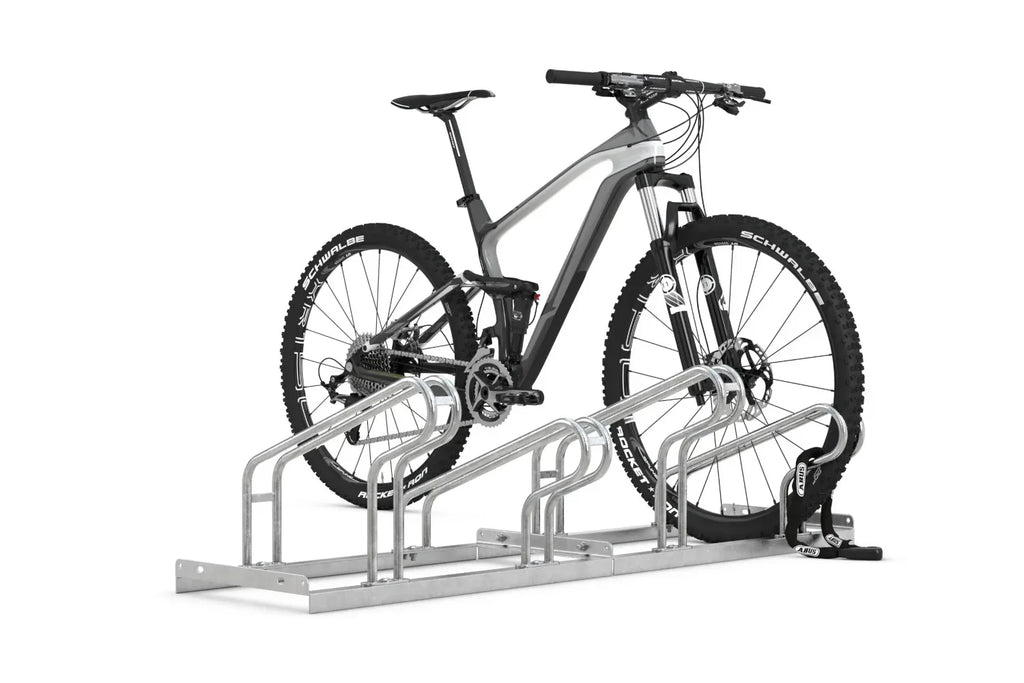 bügelbrett als fahrradständer Bügelparker 2000 – einseitig, Stahl verzinkt, mit Rundrohr-Bügeln Color:Charcoal ABUS Rahmenschloss Pro Tectic representativeDe:Ähnliche Fahrräder ausblenden