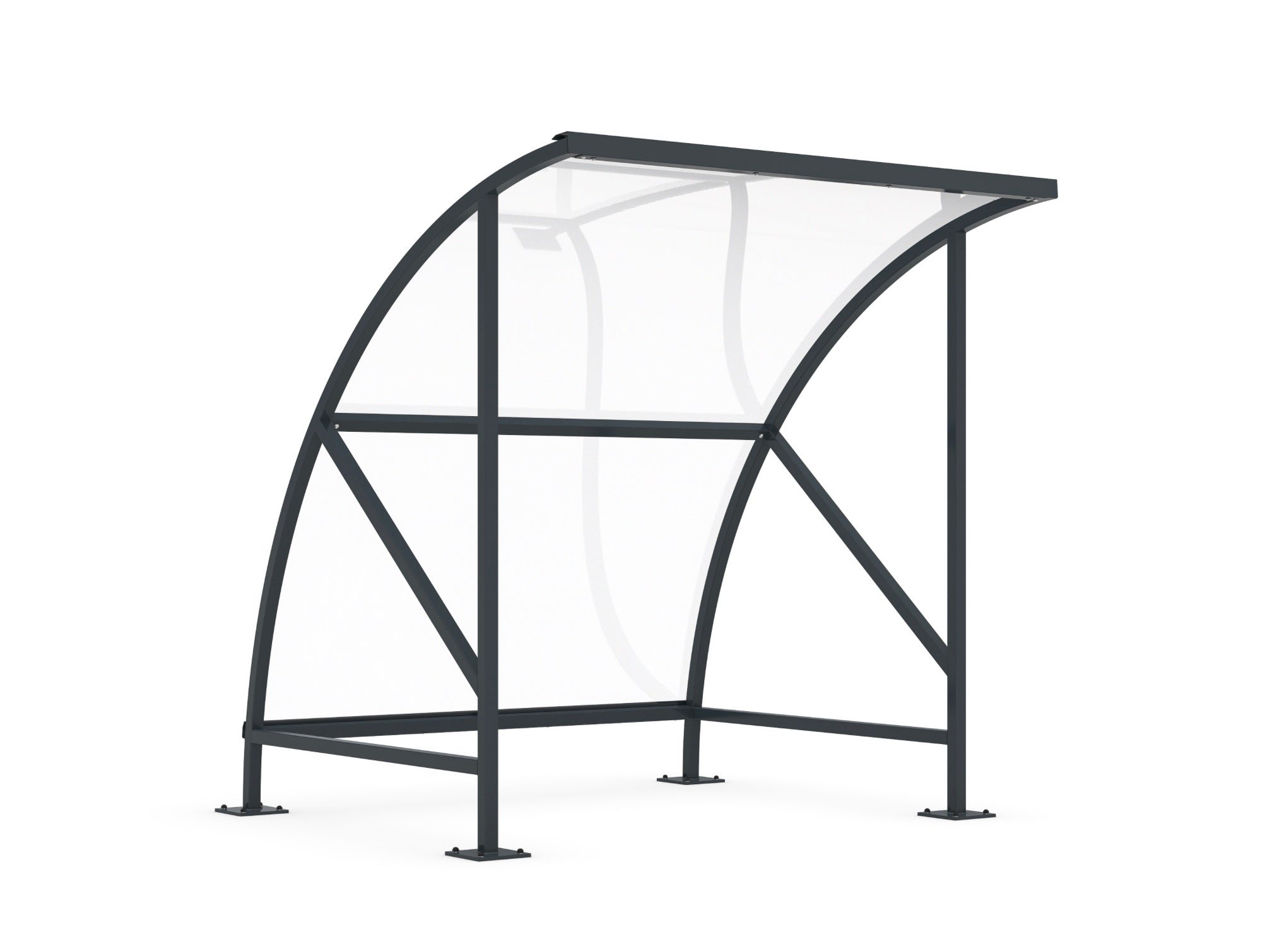 Fahrradunterstand Bamberg B1/02 - RAL 7016